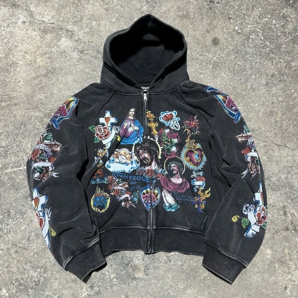 We are righteous zip up Hoodie - Picture 1 of 6